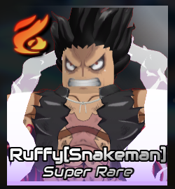 Luffy Snakeman — Anime World Tower Defense (Anniversary) option 247