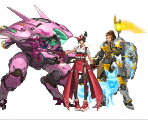 Dva X Brig X Kiri — Overwatch Ships option 7