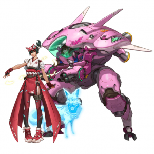 Dva X Kiriko — Overwatch Ships option 1