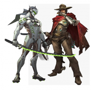 Genji X Cass — Overwatch Ships option 55