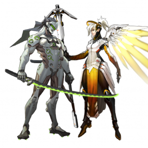 Mercy X Genji — Overwatch Ships option 59