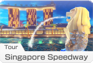Mk8dtoursingaporespeedwaycourseicon — Mario Kart 8 Deluxe courses option 87