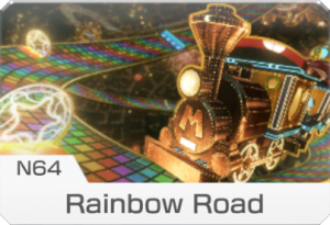 Mk8n64rainbowroadcourseicon — Mario Kart 8 Deluxe courses option 36