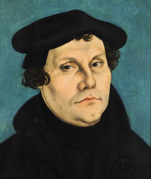 Lucascranachd Martinluther1528vestecoburgcropped — Various Philosophers and Thinkers option 112