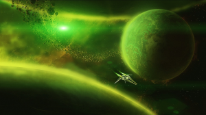 Zzzzz 1721034414digital Art Universe Space Planet Stars Spaceship Meteors Lights Green 1920x1080 — osu! maps option 64