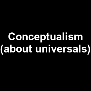 Conceptualism About Universals — Philosophical theories option 15