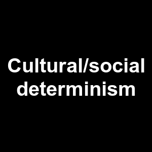 Cultural Social Determinism — Philosophical theories option 21