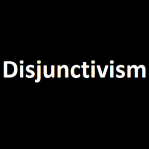 Disjunctivism — Philosophical theories option 27
