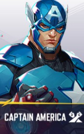 Captain America — Marvel Rivals current hero roster option 6