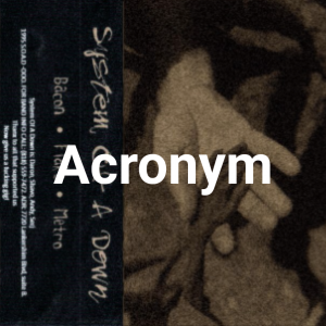 Zzzzz 1724198526image 1 — Complete SOAD Discography Tierlist option 2