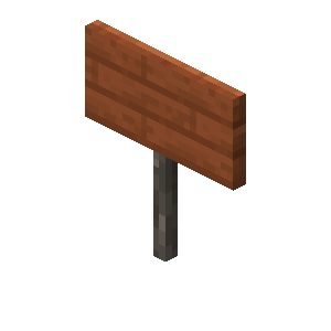 Acacia Sign 0 — Every single block and item in minecraft 26.3 option 11