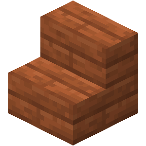 Acacia Stairs — Every single block and item in minecraft 26.3 option 13