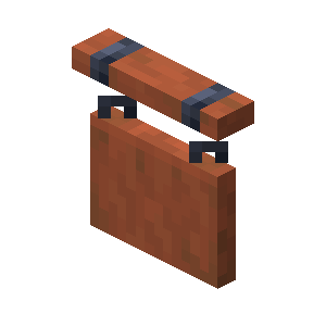 Acacia Wall Hanging Sign Je1 — Every single block and item in minecraft 26.3 option 15