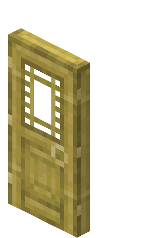 Bamboo Door Je1 — Every single block and item in minecraft 26.3 option 31