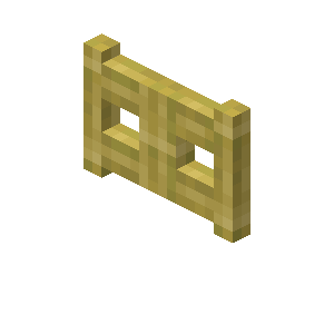 Bamboo Fence Gate Je1 Be1 — Every single block and item in minecraft 26.3 option 33
