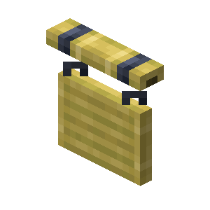 Bamboo Wall Hanging Sign S Je1 — Every single block and item in minecraft 26.3 option 45