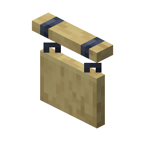 Birch Wall Hanging Sign Je1 — Every single block and item in minecraft 26.3 option 71