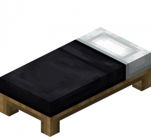 Black Bed — Every single block and item in minecraft 26.3 option 73