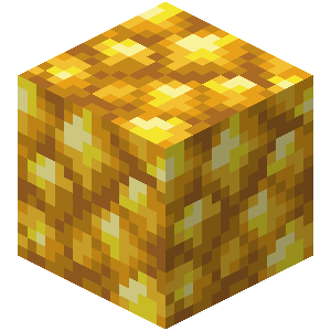 Block Of Raw Gold Je3 Be2 — Every single block and item in minecraft 26.3 option 107