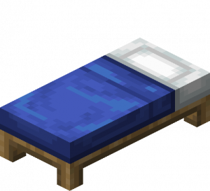 Blue Bed — Every single block and item in minecraft 26.3 option 112