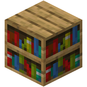 Bookshelf Je4 Be2 — Every single block and item in minecraft 26.3 option 131