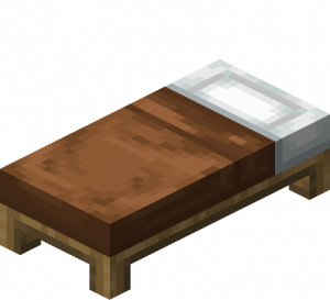 Brown Bed — Every single block and item in minecraft 26.3 option 141