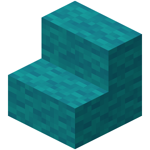 Cyan Wool Stairs N Je1 Be1 — Every single block and item in minecraft 26.3 option 296