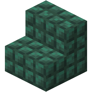 Dark Prismarine Stairs N Je2 Be2 — Every single block and item in minecraft 26.3 option 317