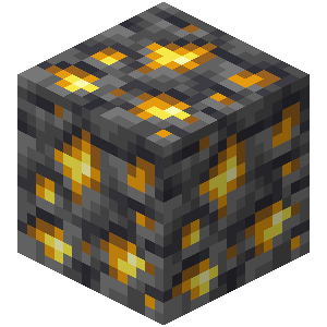 Deepslate Gold Ore Je2 Be1 — Every single block and item in minecraft 26.3 option 344