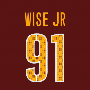 Zzzzz 175131915091wisejr — 2025-26 NFL Edge Rushers (Jersey Edition) option 188