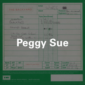 Zzzzz 175024589074tb Peggy Sue — ALL of Paul McCartney (+ Wings + Fireman) songs (1969-2026) option 193