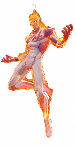 Humantorchfulldefaultcostume — Marvel Rivals, All Character's and skins option 52