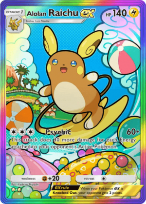 Custom Choice Pokemon Card Pokemon TCG Custom Rainbow Rare/Holographic Card  - Your Choice Of Character (Absol, Dragonite, Etc.) 2 Star Trading