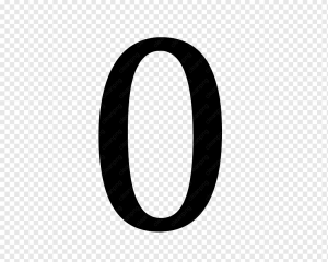 Number 0 — Numbers Tier List (Shortened) option 1