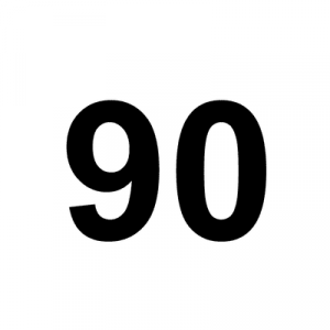 Number 90 — Numbers Tier List (Shortened) option 30