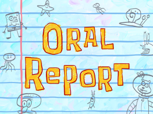 Oralreporttitlecard — Spongebob Season 8 option 9