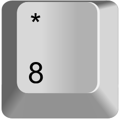 every keyboard key — option 9