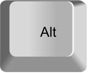 Alt Right — every keyboard key option 12