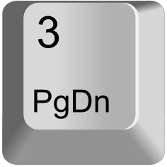 Keypad 3 — every keyboard key option 85