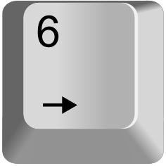 Keypad 6 — every keyboard key option 88