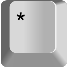 Keypad Asterix — every keyboard key option 93