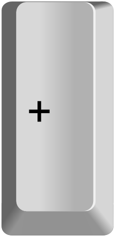 Keypad Plus — every keyboard key option 96