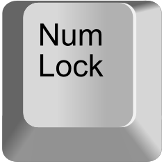 Num Lock — every keyboard key option 99