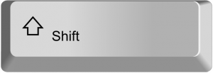 Shift Right — every keyboard key option 54
