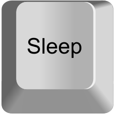 Sleep — every keyboard key option 76