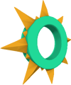 Rare Bright Spiked Collar — (Animal Jam Classic) Contest and Event Items option 71
