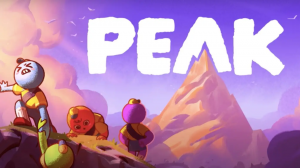 Peaks Artwork Showing Characters Climbing Together — my game option 50