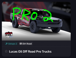 Pro2truckpng — iRacing Cars (26S4) option 129