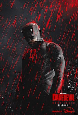 Daredevilbornagainseason2poster — MCU Tier list (Old Marvel, Sonyverse, X-men, Spiderverse) option 121