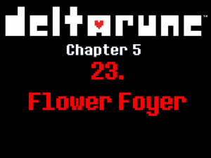 23chapter — Deltarune Chapter 5 OST option 23